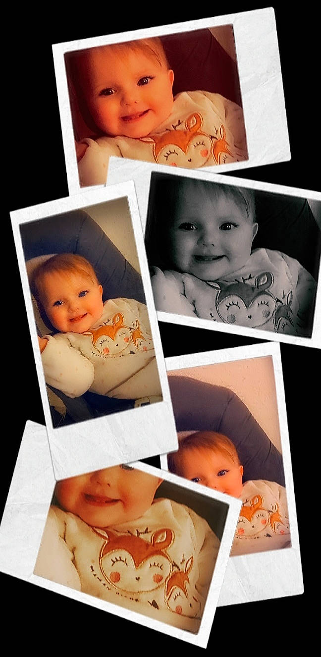 Ruby participe au concours pour gagner de l'argent avec cette photo : art, baby, beauty, cheek, child, chin, collage, eyelash, facial_expression, flash_photography, happy, joy, material_property, person, photograph, picture_frame, product, room, skin, smile