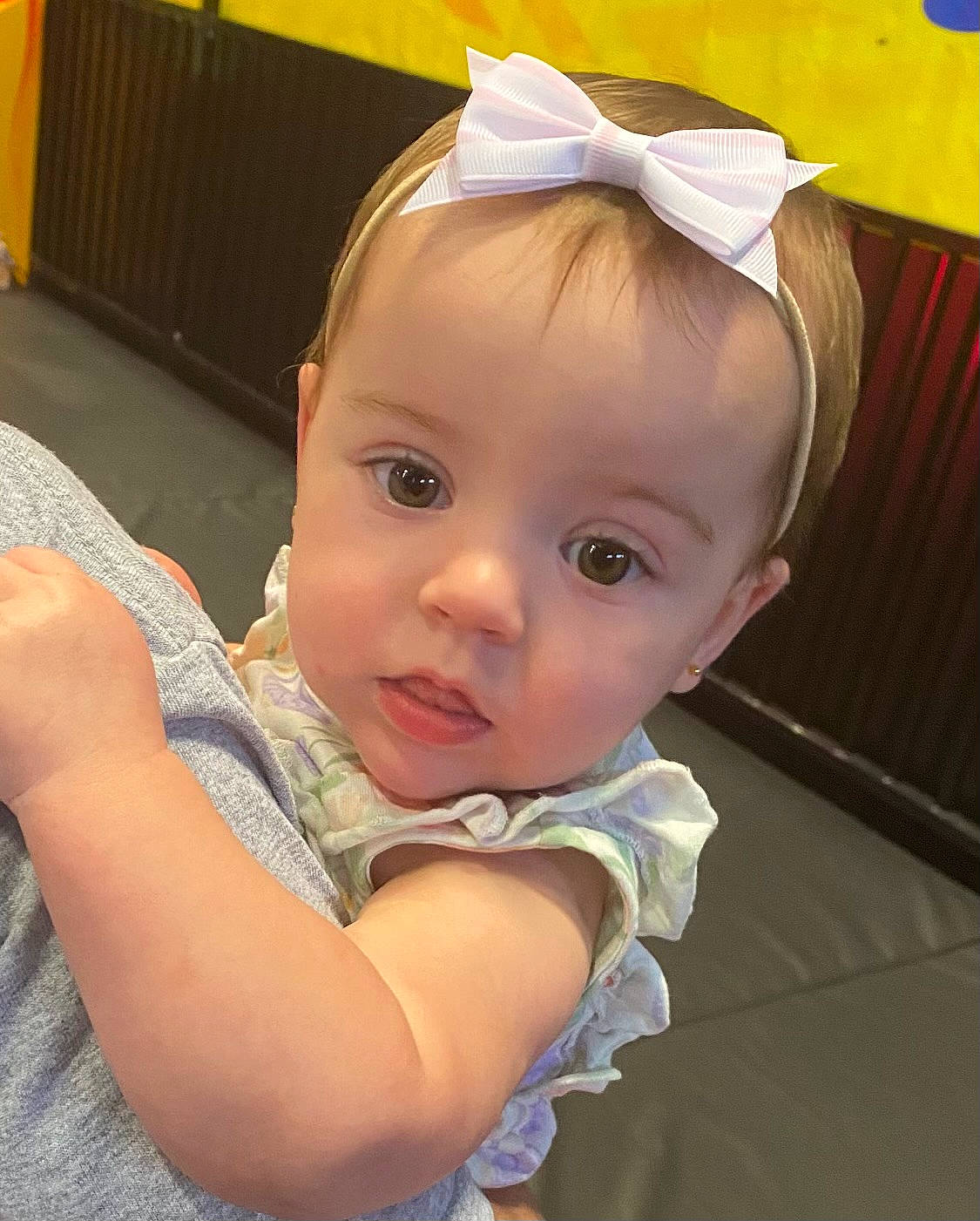 Journey is registered to the contest to win money with this photo: baby, baby_toddler_clothing, blond, cheek, chin, cool, ear, eye, eyebrow, eyelash, fun, hairstyle, happy, human_body, iris, lip, mammal, nose, person, skin