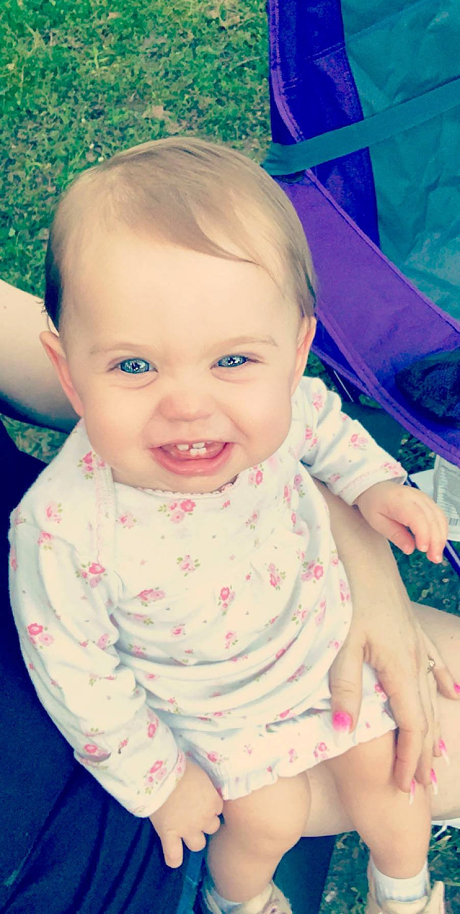 Eliza joined the competition — help win amazing prizes! baby, beauty, blond, cheek, child, chin, eye, face, facial_expression, forehead, fun, head, iris, joy, lip, nose, organ, person, pink, skin