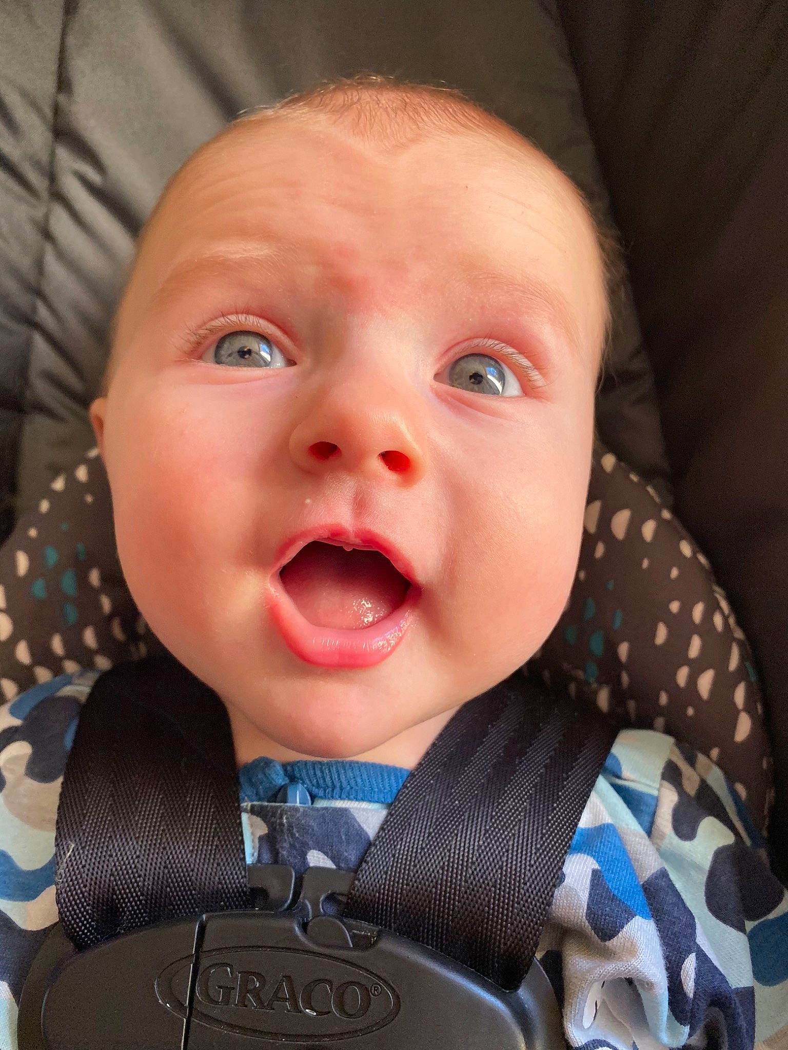 Boone joined the competition — help win amazing prizes! baby, baby_making_funny_faces, cheek, child, chin, eye, eyebrow, face, facial_expression, forehead, head, iris, lip, mouth, nose, organ, person, skin, smile, surprise