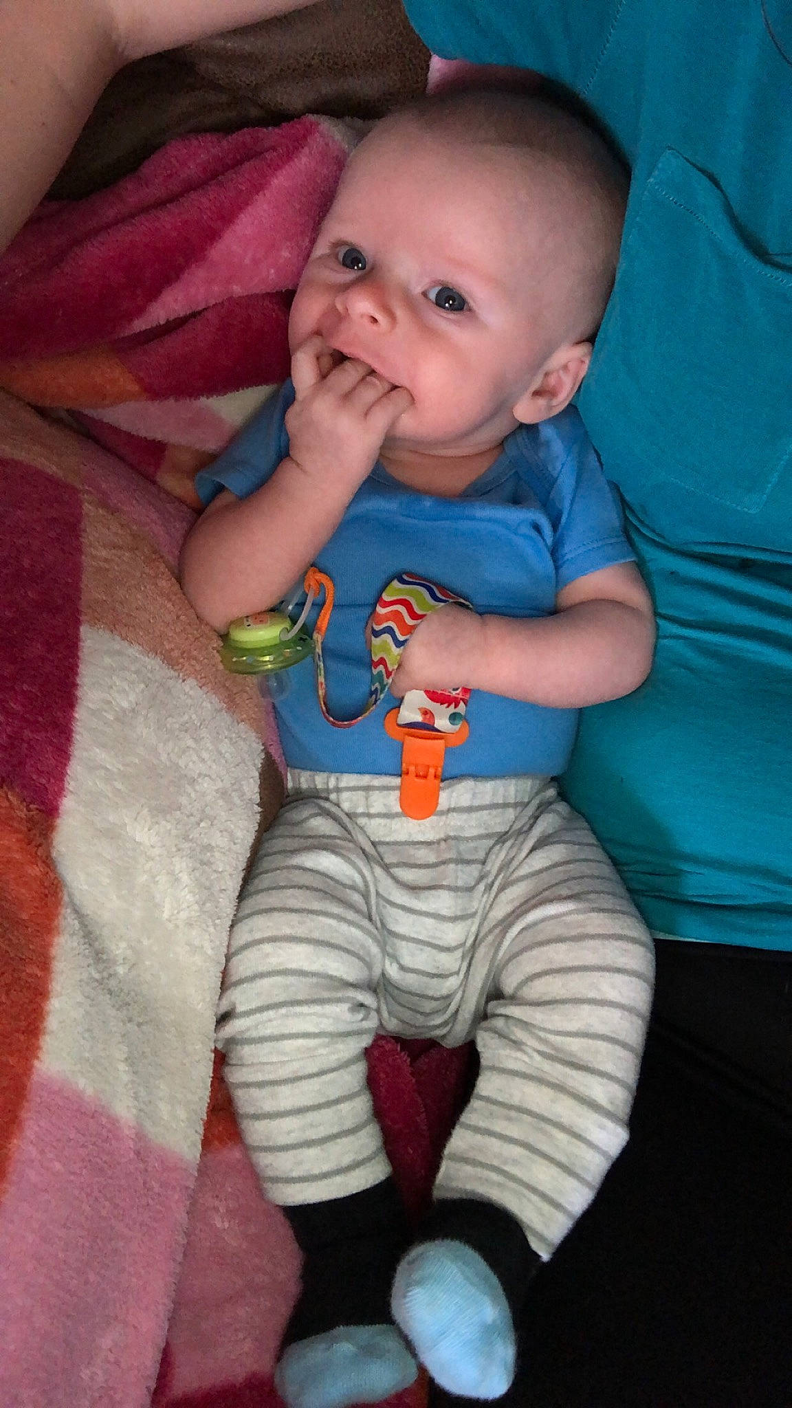 Deklan joined the competition — help win amazing prizes! baby, baby_products, baby_toys, child, person, play, product, sitting, smile, toddler