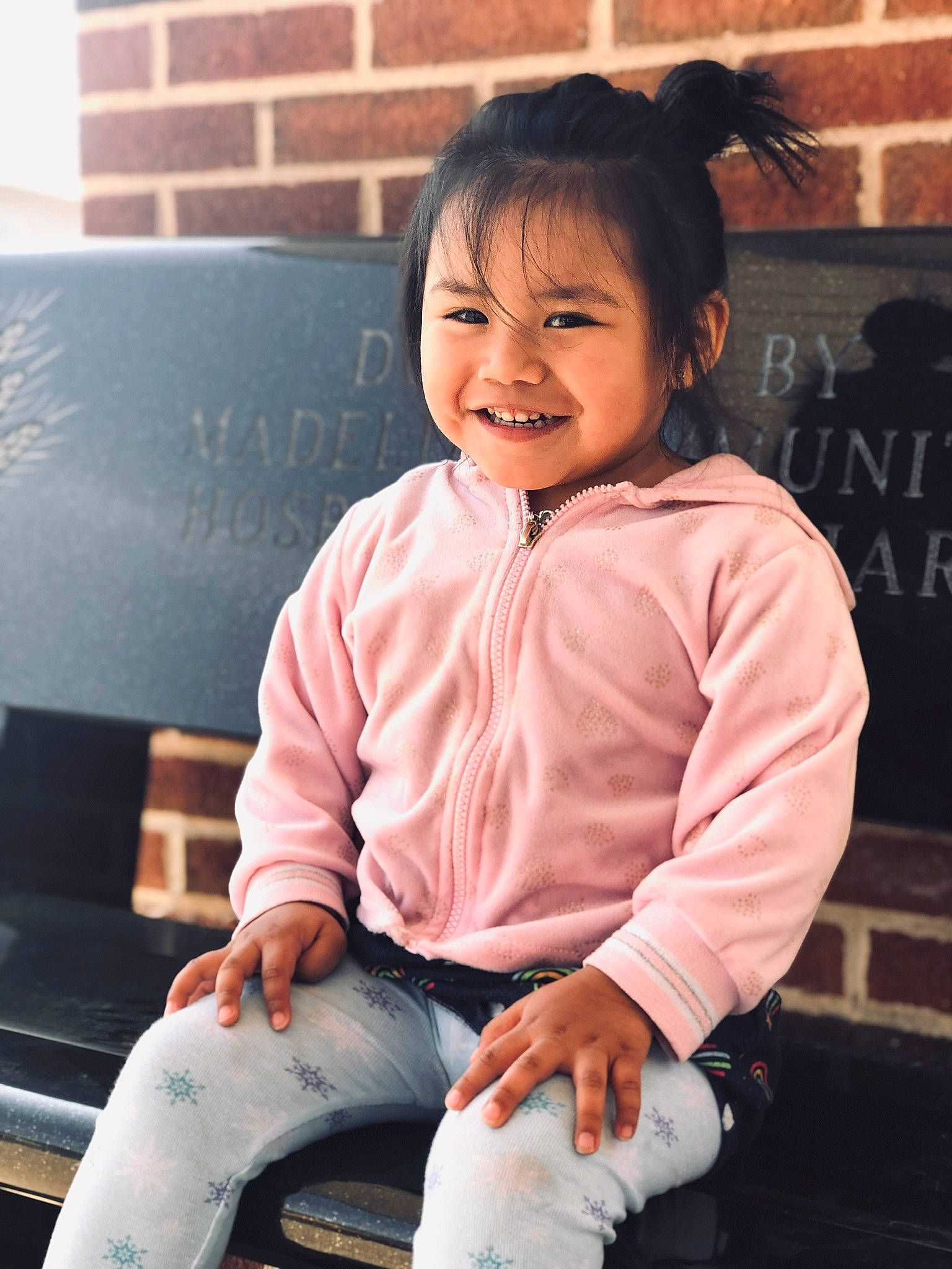 Juliet joined the competition — help win amazing prizes! baby, beauty, black_hair, cheek, child, child_model, happy, joy, person, photography, sitting, skin, smile, toddler