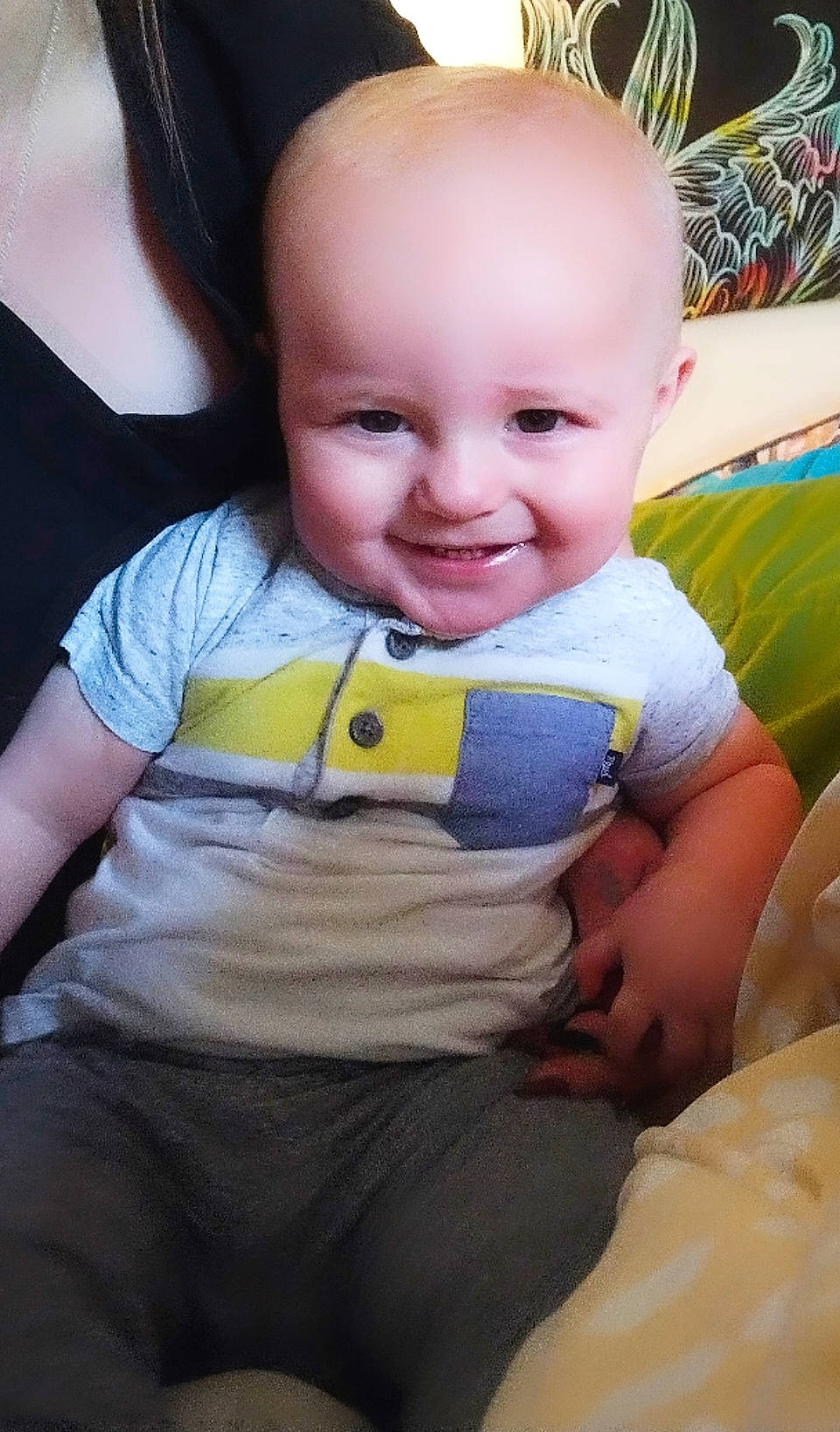 Karter joined the competition — help win amazing prizes! baby, baby_toddler_clothing, cheek, child, chin, comfort, eye, face, finger, hairstyle, happy, head, iris, joy, mouth, nose, people, person, skin, sleeve