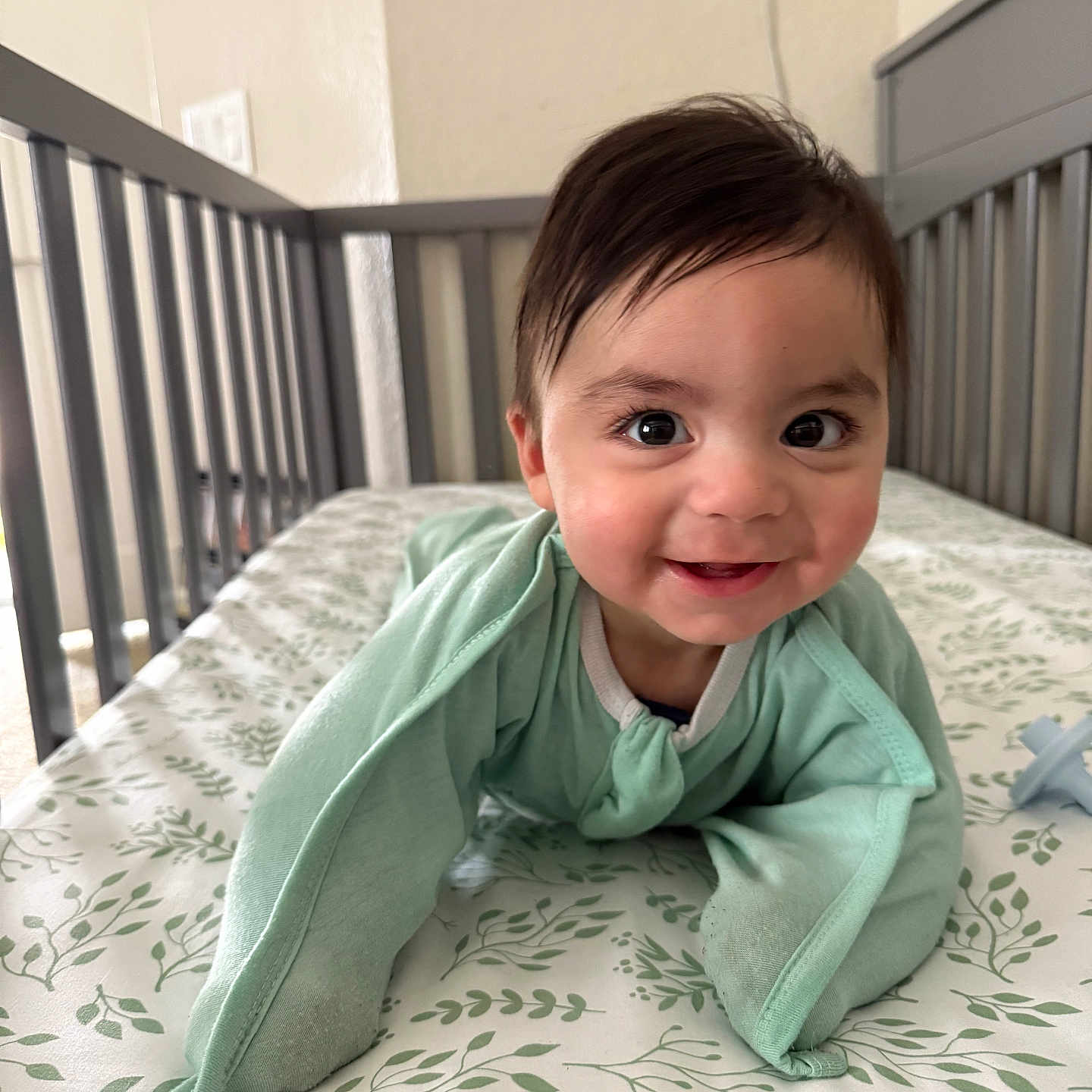 Nikolai joined the competition — help win amazing prizes! baby, bed, clothing, crawling, crib, cushion, face, furniture, handrail, head, indoors, infantbed, longsleeve, nursery, person, photography, portrait, railing, room, sleeve