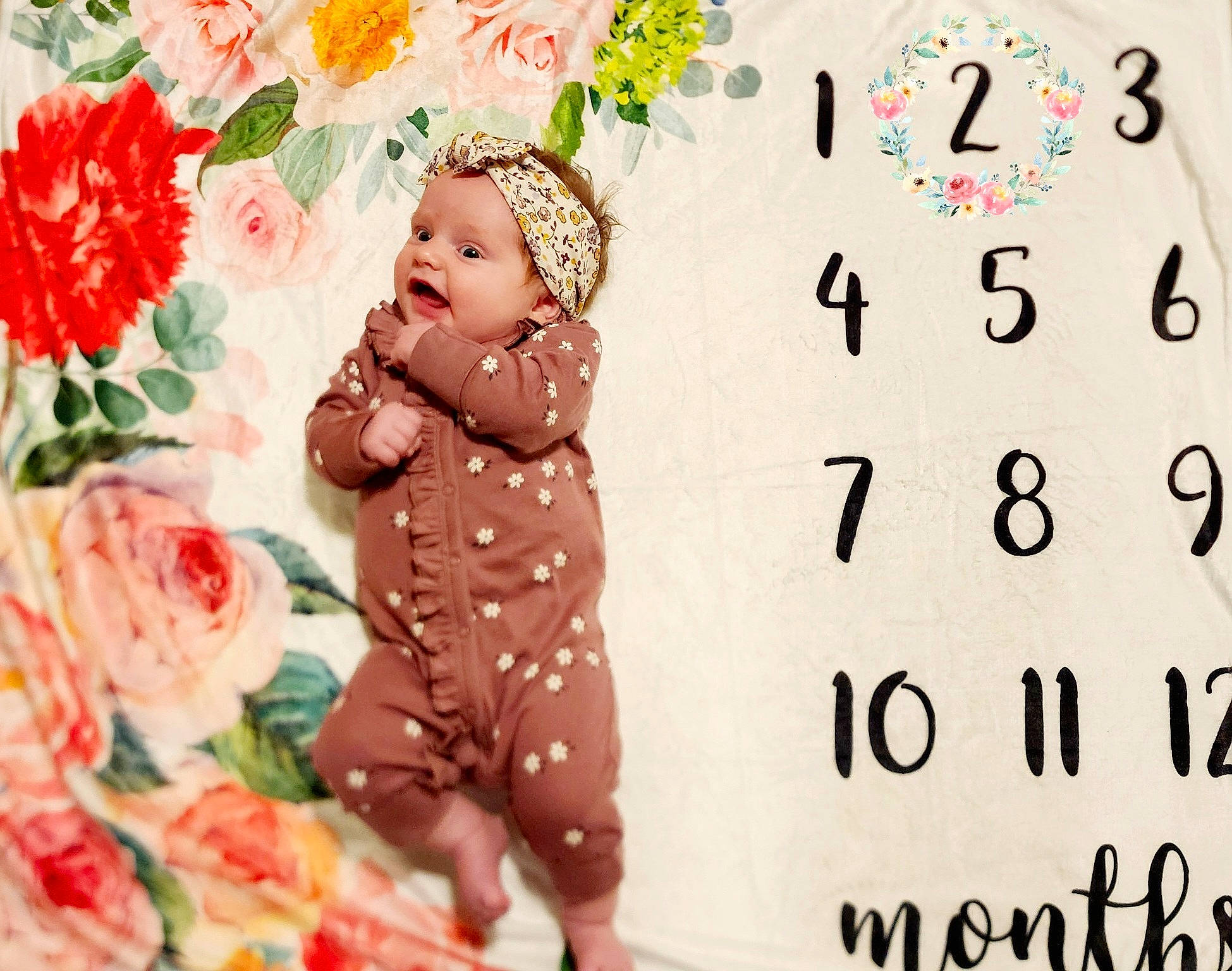 Elliana joined the competition — help win amazing prizes! calendar, child, cut_flowers, design, event, floral_design, flower, flowering_plant, font, greeting_card, happy, headwear, holiday, pattern, peach, people_in_nature, person, petal, plant, rose