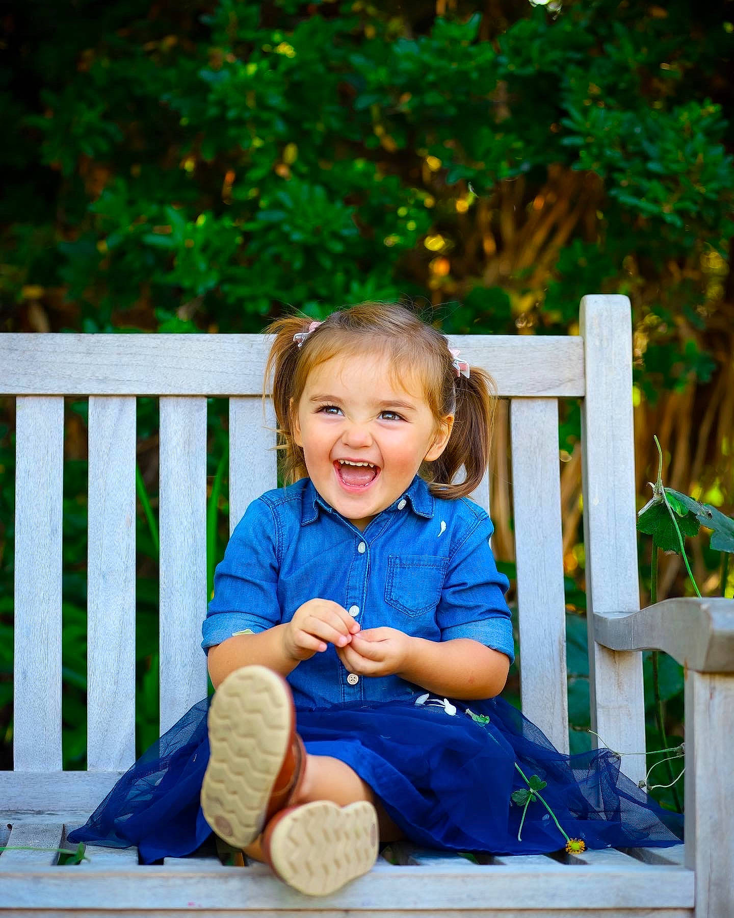 Cecily is registered to the contest to win money with this photo: baby, baby_toddler_clothing, child, electric_blue, event, eye, flash_photography, fun, grass, green, happy, joy, laugh, leisure, people_in_nature, person, portrait_photography, recreation, sitting, smile
