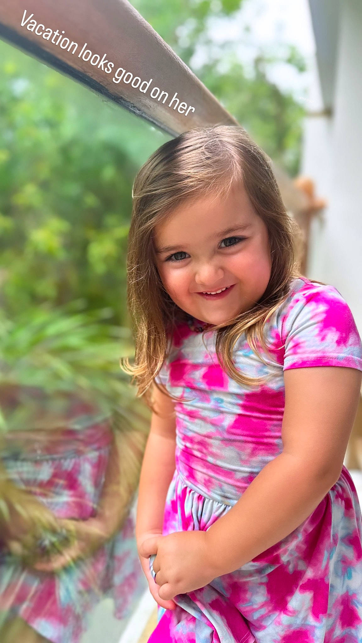 Cecily joined the competition — help win amazing prizes! beauty, blond, child, dress, fun, grass, happy, joy, leisure, long_hair, magenta, people_in_nature, person, pink, plant, shoulder, skin, sleeve, smile, summer