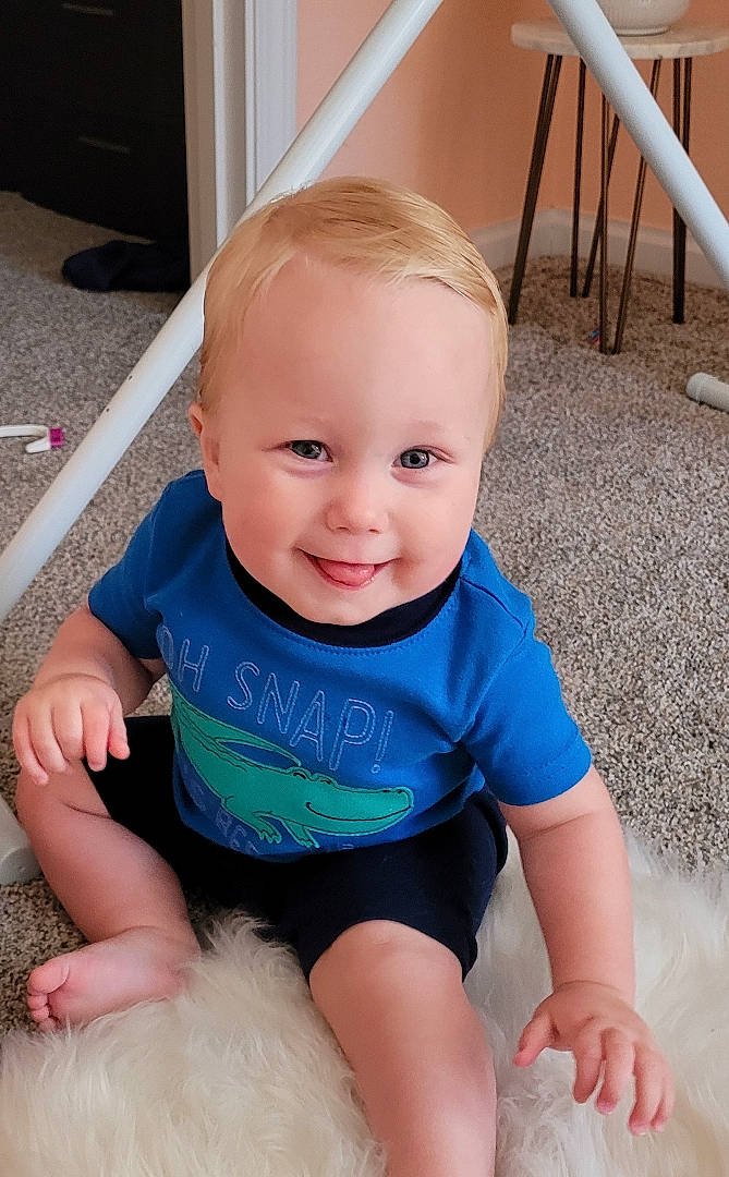 Memphis joined the competition — help win amazing prizes! baby, baby_toddler_clothing, cheek, eye, face, finger, hair, happy, head, human_body, iris, joint, joy, knee, leg, person, skin, sleeve, smile, thigh