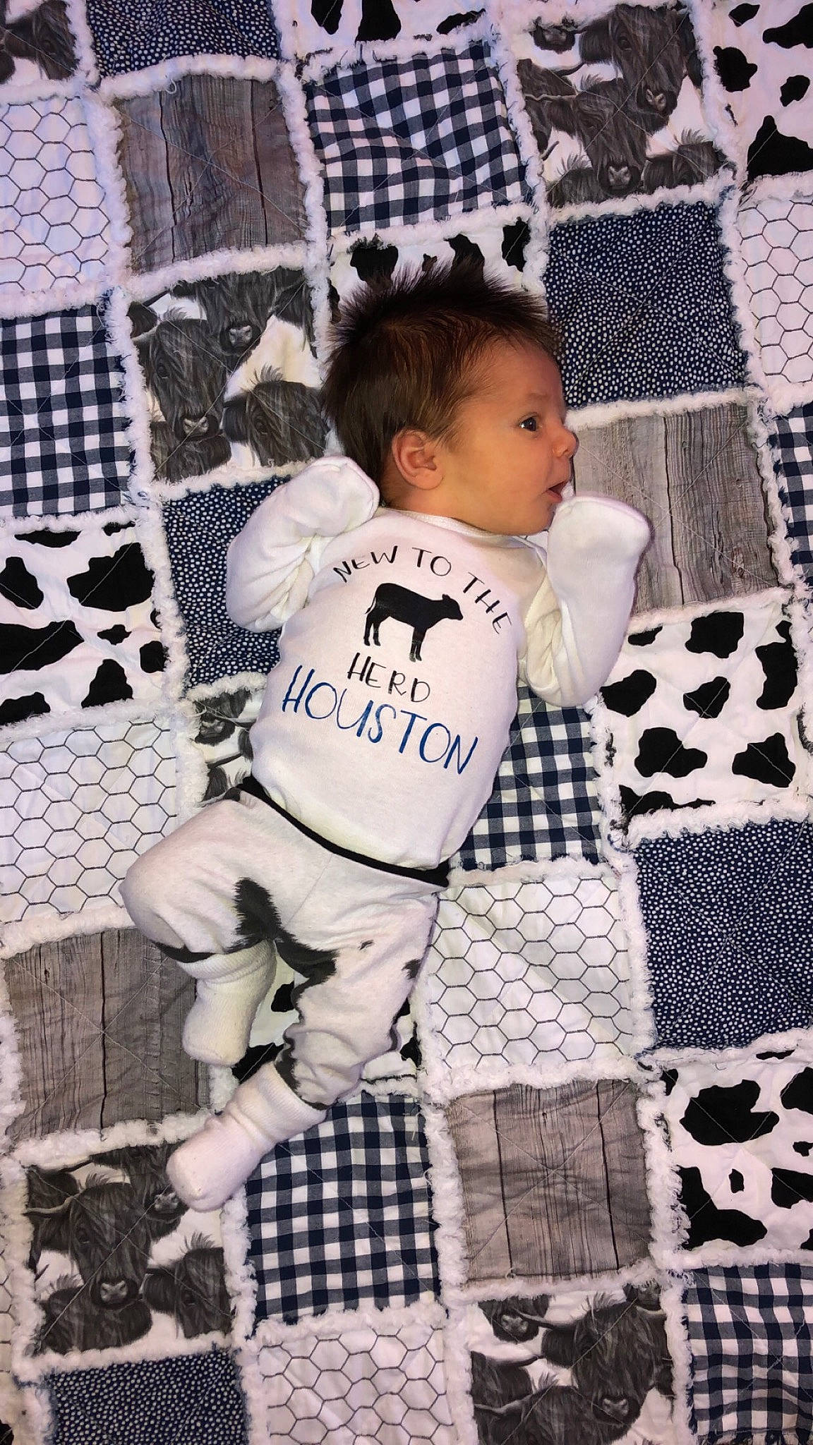 Houston joined the competition — help win amazing prizes! baby, baby_products, baby_toddler_clothing, child, outerwear, patchwork, pattern, person, product, sleeve, textile, toddler