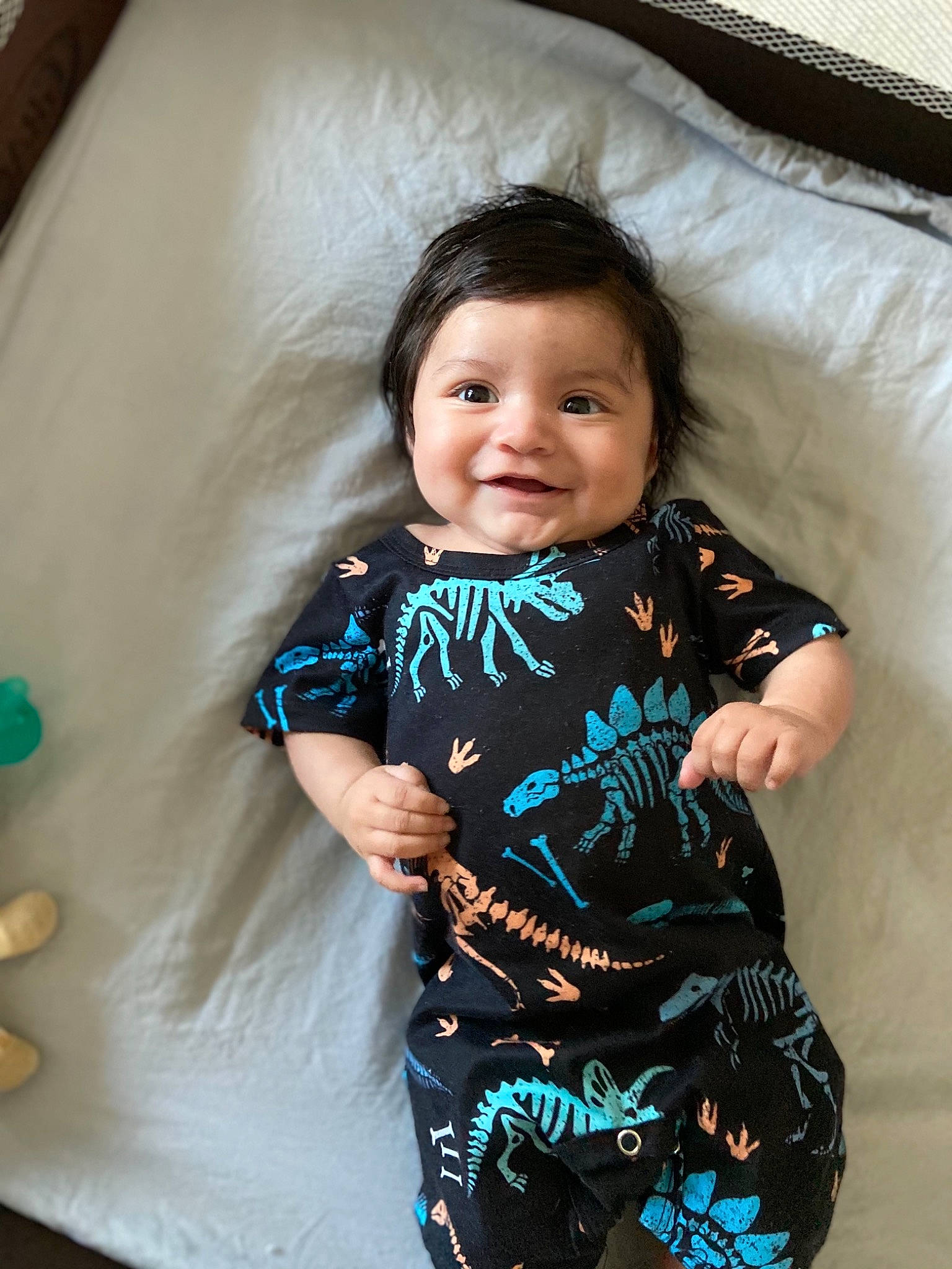 Emilio joined the competition — help win amazing prizes! baby, baby_toddler_clothing, child, electric_blue, eye, face, fashion_design, flash_photography, formal_wear, fun, happy, head, iris, joy, pattern, person, sitting, skin, sleeve, smile