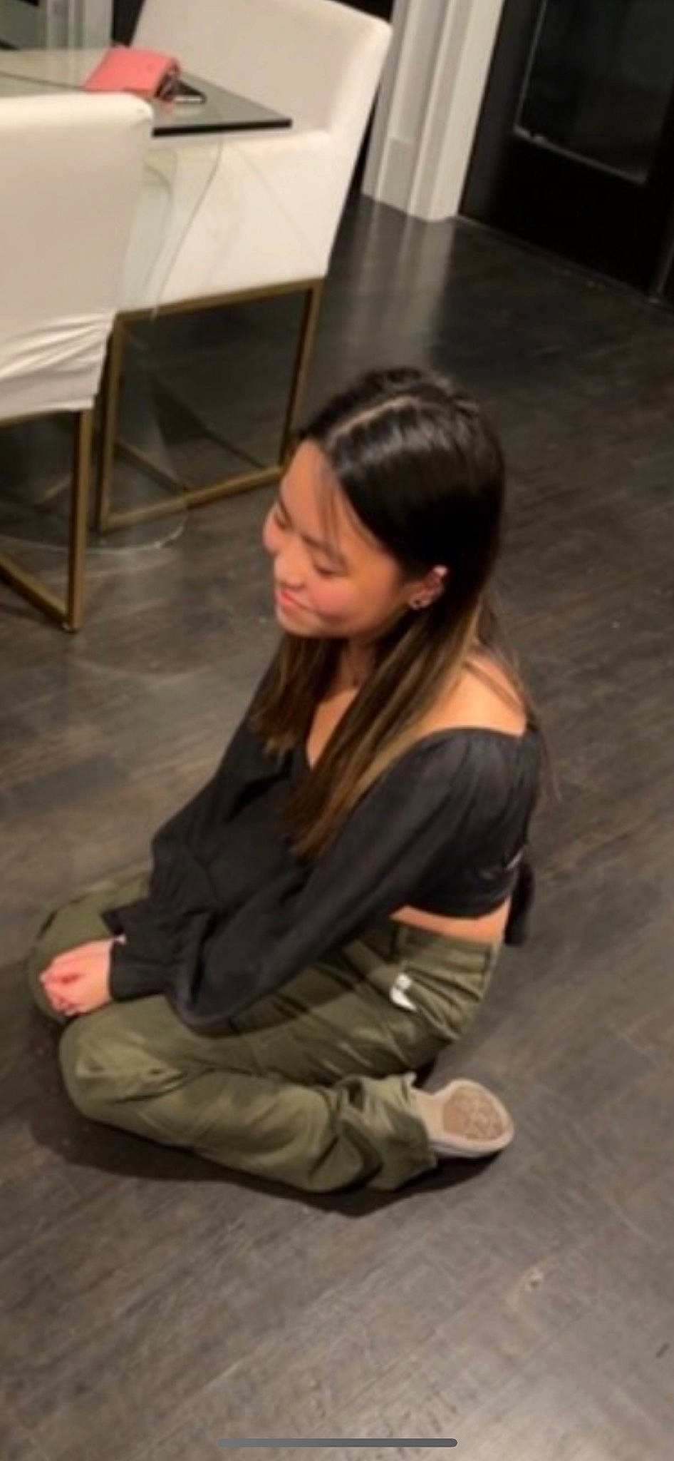 Rachel joined the competition — help win amazing prizes! blond, brown_hair, flash_photography, flooring, foot, fun, human_leg, knee, leisure, long_hair, person, road_surface, sitting, smile, thigh, vacation, wood