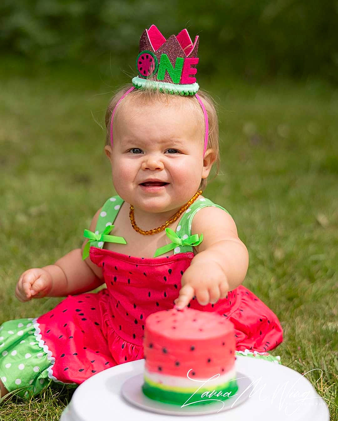 Jemma joined the competition — help win amazing prizes! baby, baby_toddler_clothing, birthday, cake, cake_decorating, cake_decorating_supply, child, dessert, dress, event, grass, green, happy, icing, joy, people_in_nature, person, pink, red, sugar_cake
