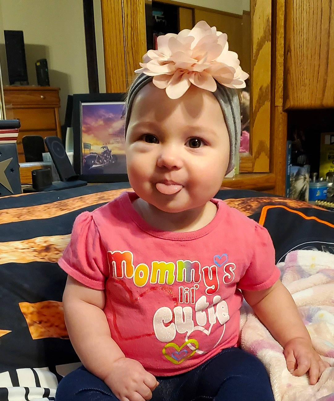 Journey joined the competition — help win amazing prizes! baby, baby_toddler_clothing, cheek, cool, face, facial_expression, fun, happy, headgear, headwear, mammal, organ, people, person, pink, product, skin, sleeve, smile, t_shirt