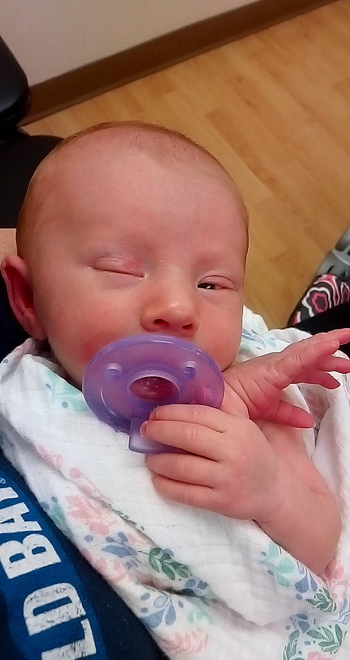 Preslee joined the competition — help win amazing prizes! baby, baby_products, cheek, child, face, finger, hand, head, mouth, nail, nose, person, product, skin, toddler