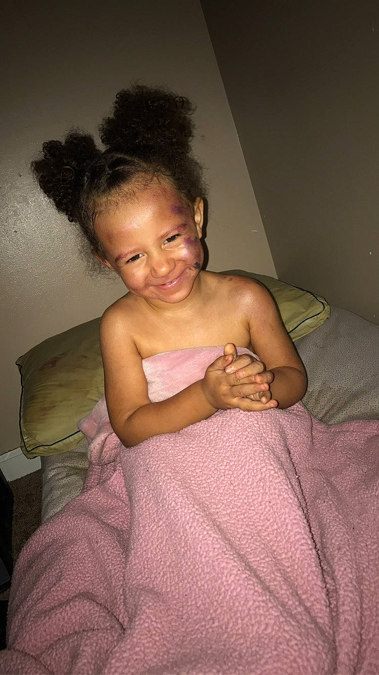 Ahniylah joined the competition — help win amazing prizes! arm, black_hair, child, ear, finger, hair, hairstyle, joint, joy, leg, neck, person, shoulder, sitting, skin, smile, trunk