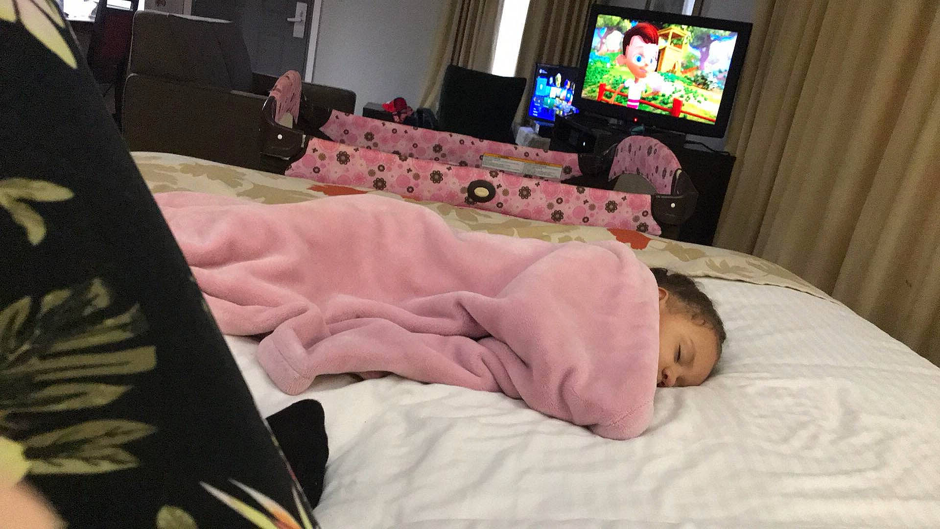 Ahniylah is registered to the contest to win money with this photo: bed, bed_frame, bed_sheet, bedding, bedroom, bedtime, blanket, comfort, couch, duvet, duvet_cover, furniture, house, interior_design, linens, nap, person, pillow, pink, room