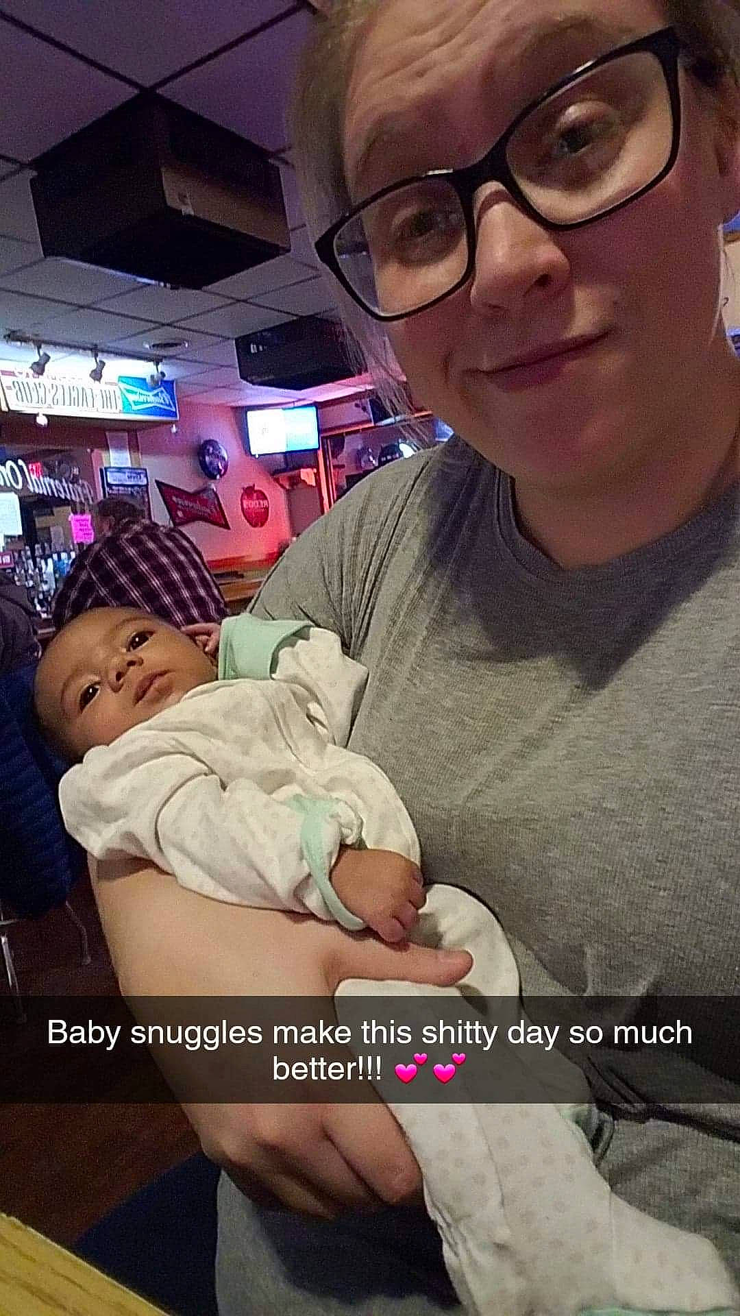 Ivorie joined the competition — help win amazing prizes! arm, baby, birth, child, daughter, father, finger, glasses, hand, mother, person, photo_caption, photography, selfie, smile, toddler