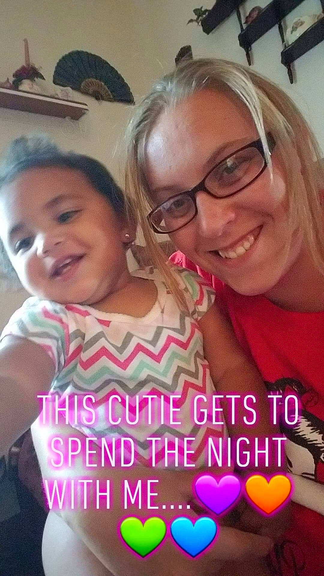 Kasiah joined the competition — help win amazing prizes! child, cool, daughter, eyewear, friendship, fun, glasses, happy, hug, joy, love, mother, nose, people, person, photo_caption, photography, play, selfie, smile