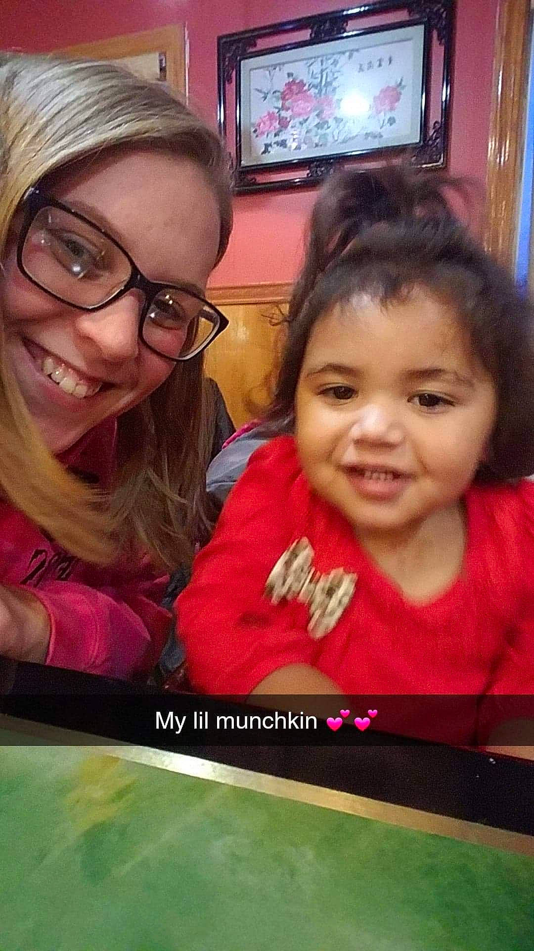 Kasiah is registered to the contest to win money with this photo: cheek, child, daughter, face, friendship, fun, glasses, happy, head, joy, mother, mouth, nose, person, photo_caption, photography, selfie, sibling, smile, toddler