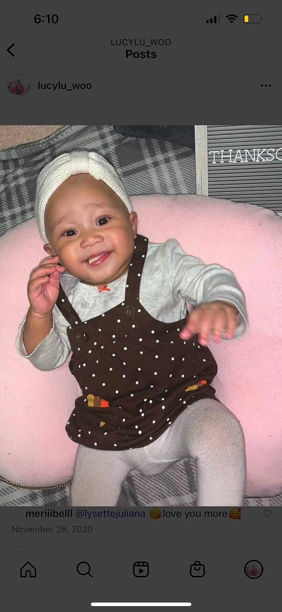 Luciana is registered to the contest to win money with this photo: baby, baby_laughing, baby_toddler_clothing, cap, cheek, child, clothing, eye, flash_photography, fun, happy, head, pattern, person, pink, sitting, skin, sleeve, smile, t_shirt