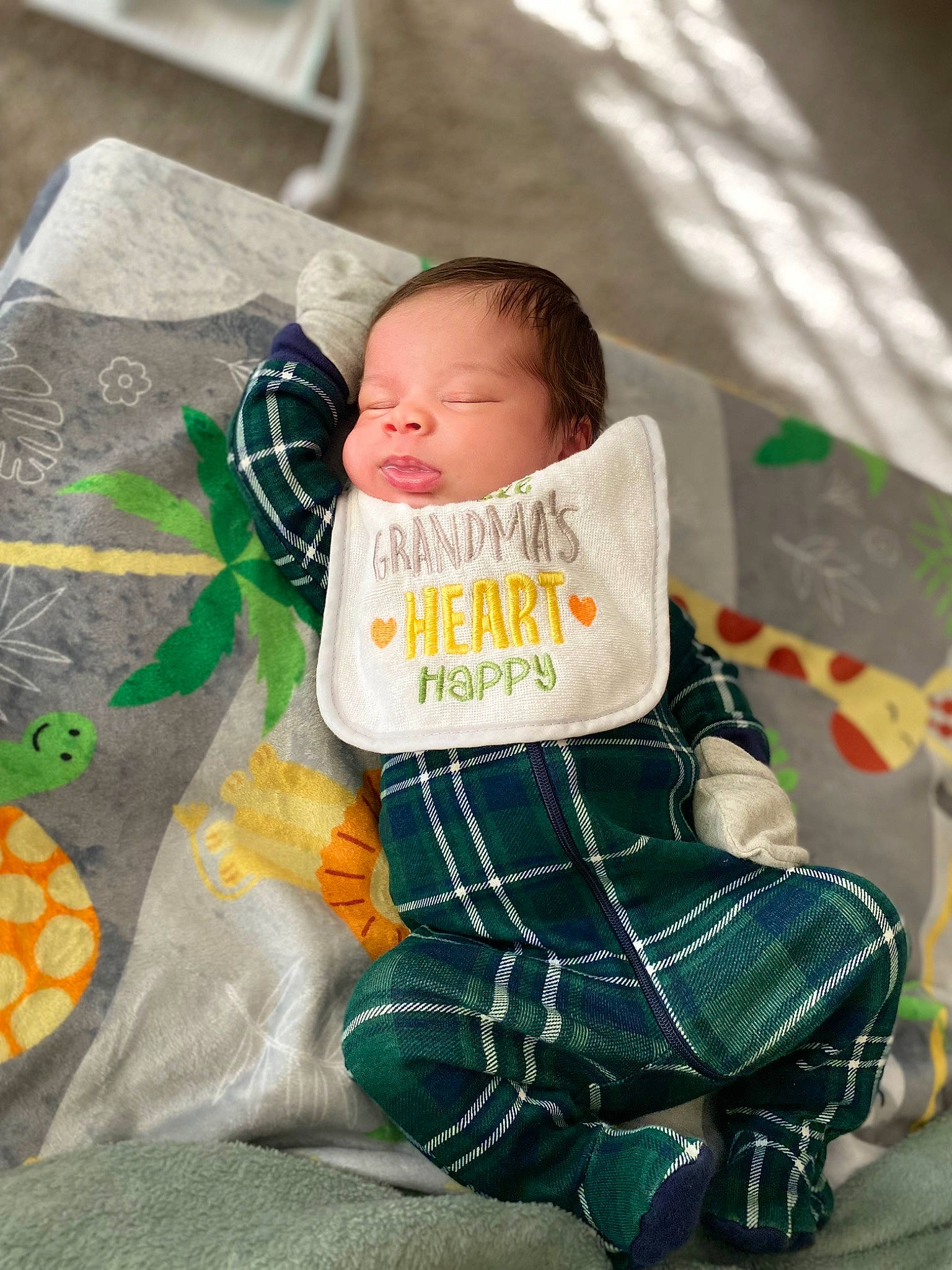 Koa joined the competition — help win amazing prizes! baby, baby_products, baby_safety, baby_toddler_clothing, child, comfort, font, fun, grass, happy, linens, mammal, pattern, person, play, room, sitting, sleeve, t_shirt, textile