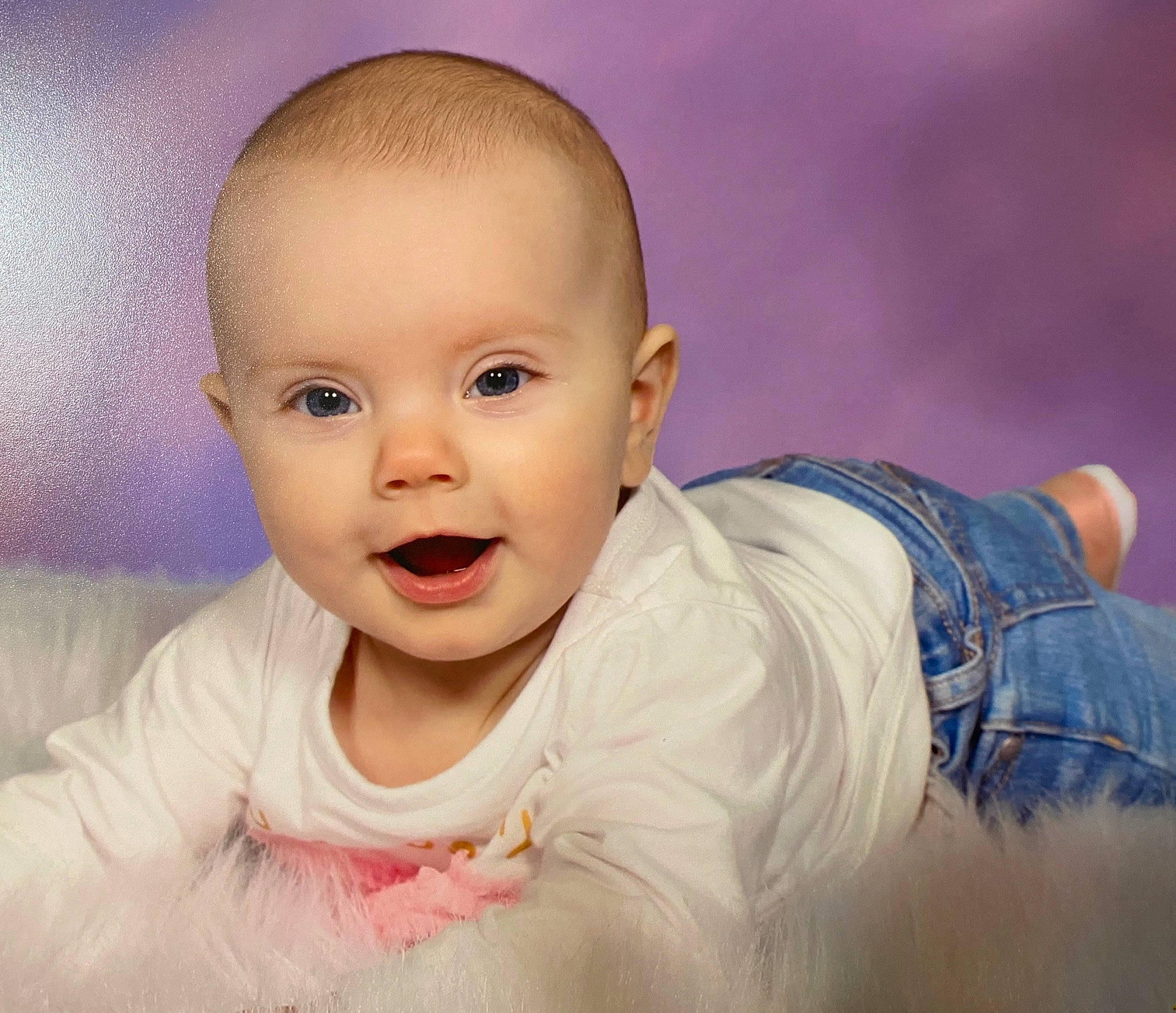 Breeanna is registered to the contest to win money with this photo: baby, baby_making_funny_faces, beauty, cheek, child, chin, eye, face, facial_expression, forehead, head, iris, lip, mouth, nose, person, photography, pink, portrait, skin