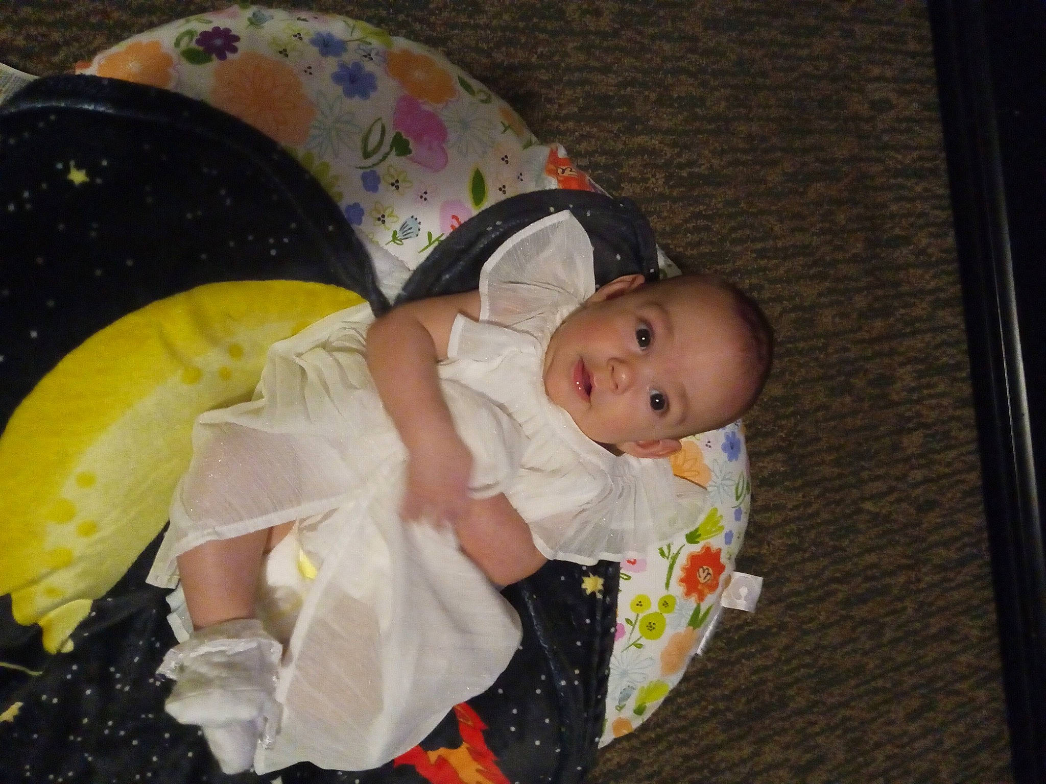 Jaylene joined the competition — help win amazing prizes! baby, baby_carriage, baby_products, baby_toddler_clothing, cheek, child, comfort, fashion_accessory, fruit, grape, happy, headgear, lap, person, product, room, sitting, smile, textile, toddler