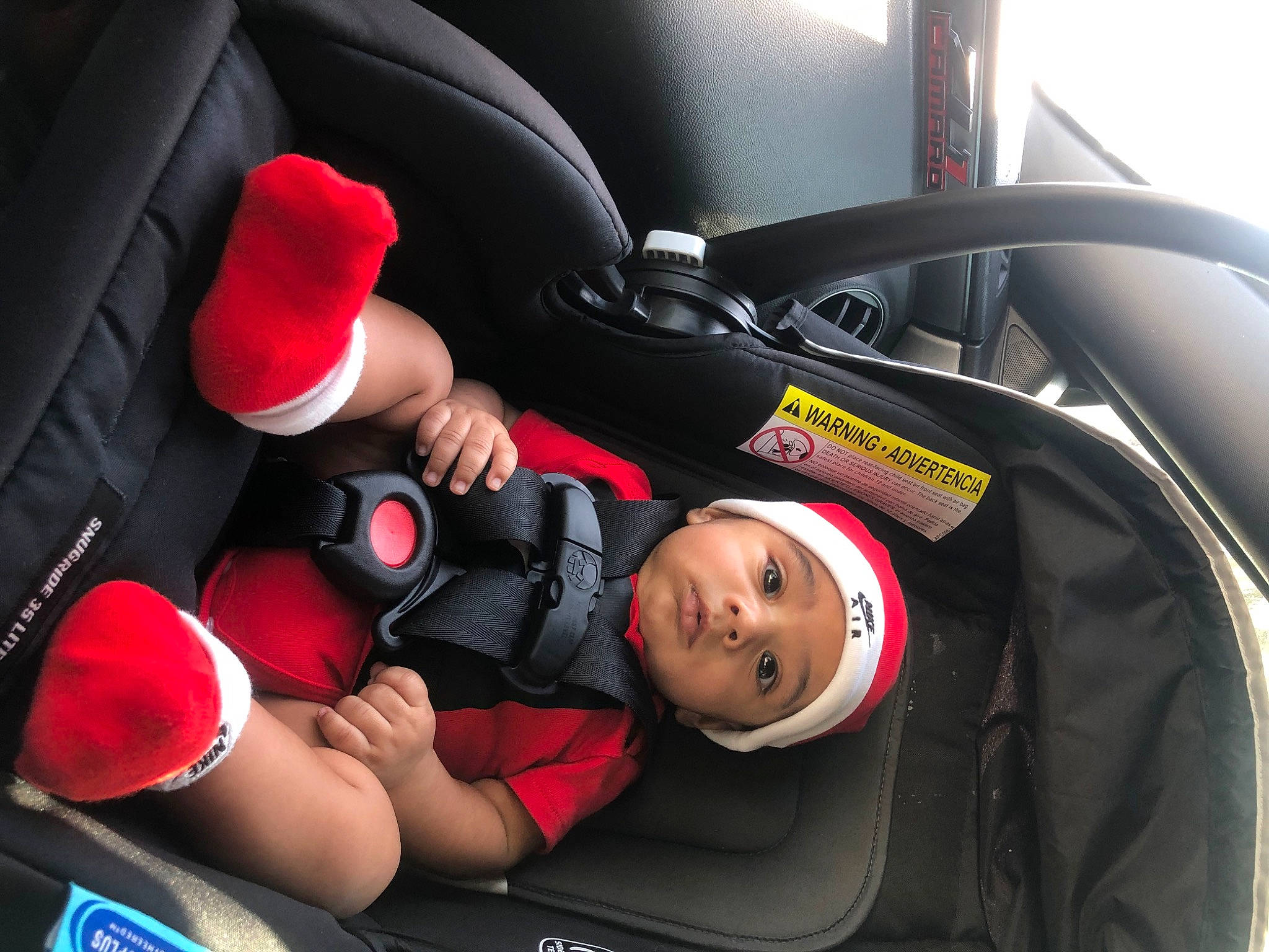 Aiden joined the competition — help win amazing prizes! auto_part, automotive_design, automotive_exterior, automotive_tire, baby, baby_in_car_seat, car, car_seat, car_seat_cover, comfort, family_car, head_restraint, headwear, luxury_vehicle, motor_vehicle, person, personal_luxury_car, service, steering_wheel, toddler