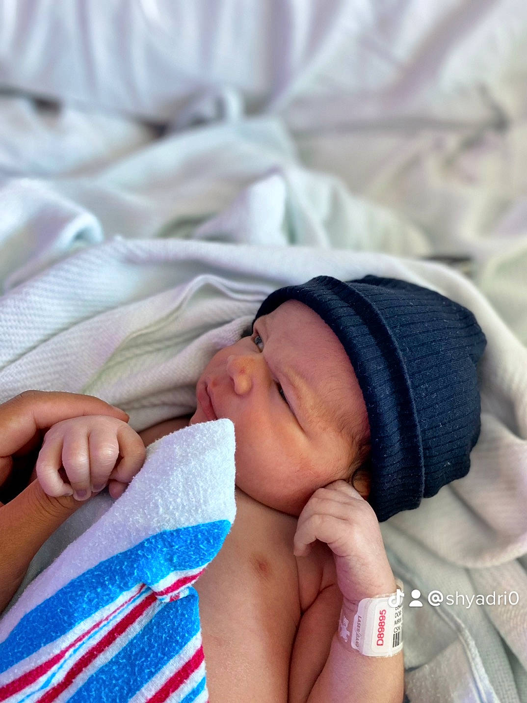 Cadence joined the competition — help win amazing prizes! baby, baby_products, baby_sleeping, bedtime, child, comfort, eye, face, finger, gesture, hand, happy, headwear, linens, nail, nap, pattern, person, skin, sleep