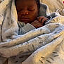 baby, newborn, blanket, sleeping, infant, swaddled, hands, cozy, soft, bed, comfort, home, peaceful, cute, portrait, child, face, resting, warm, toddler