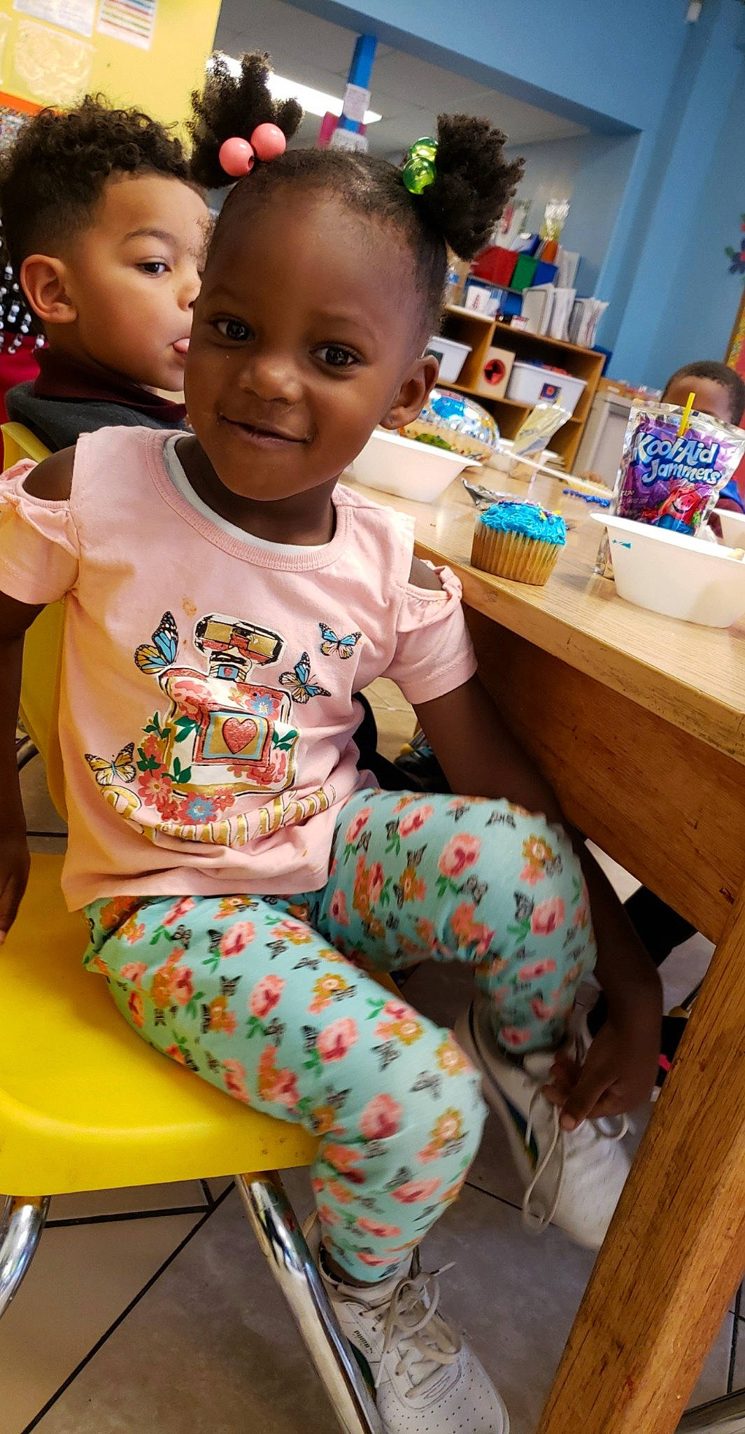 Ja'Miyah joined the competition — help win amazing prizes! baby, child, joy, pajamas, person, play, sleeve, toddler