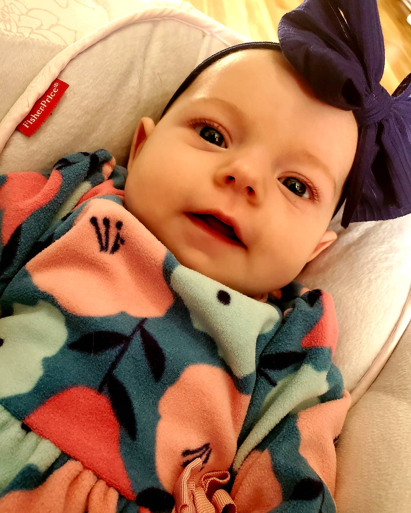 Rin joined the competition — help win amazing prizes! baby, baby_products, baby_sleeping, baby_toddler_clothing, bedtime, carmine, cheek, child, comfort, eyelash, finger, happy, linens, lip, nose, pattern, person, skin, smile, textile