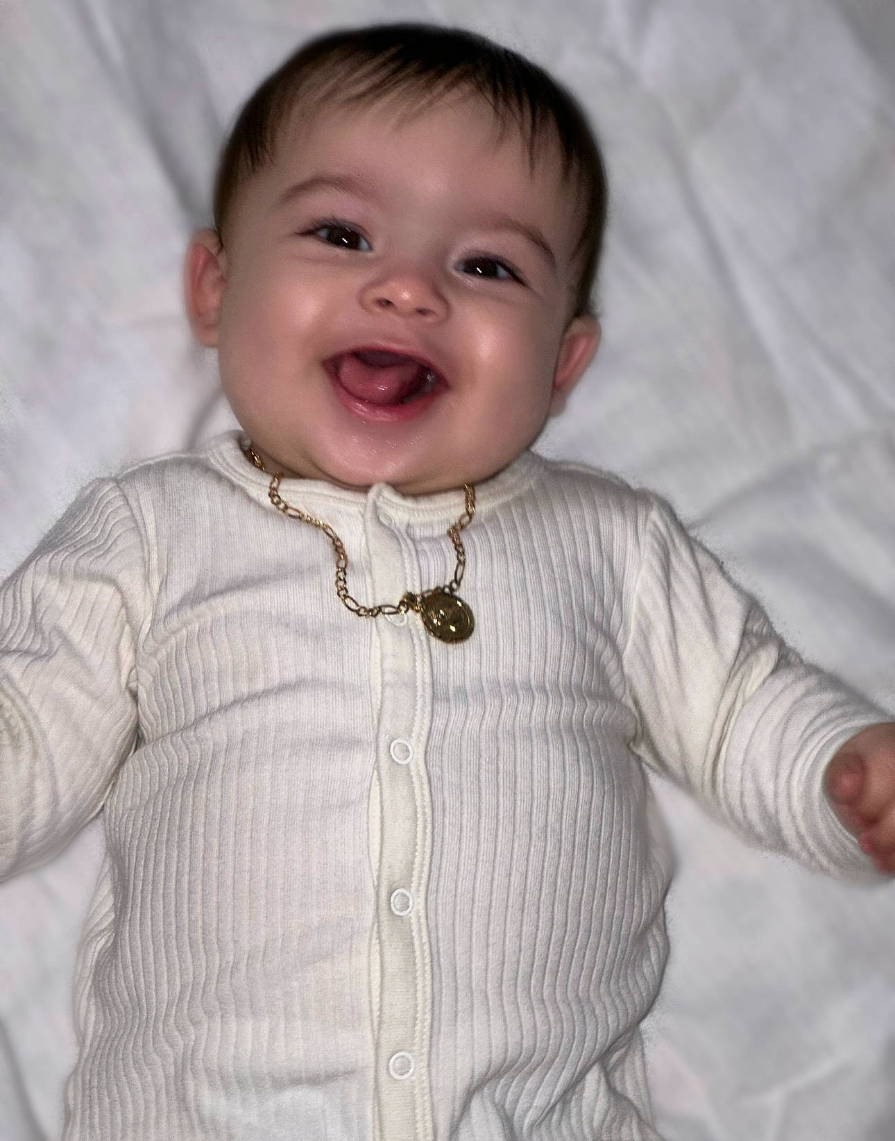 Greysen joined the competition — help win amazing prizes! baby, baby_toddler_clothing, cheek, child, clothing, collar, face, happy, iris, joy, mouth, neck, nose, outerwear, person, product, skin, sleeve, smile, standing
