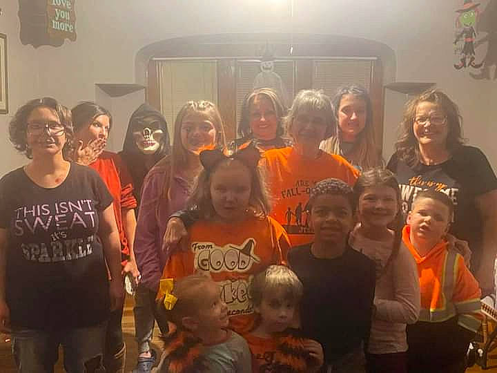 Mckenzie joined the competition — help win amazing prizes! blurred, child, crowd, entertainment, event, friendship, fun, happy, hat, joy, leisure, night, party, performance, person, room, shorts, smile, t_shirt, team