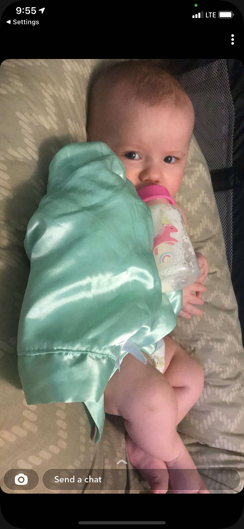 Renee joined the competition — help win amazing prizes! baby, baby_toddler_clothing, cheek, child, comfort, drinkware, eye, face, finger, hand, head, linens, mouth, nail, neck, person, plastic, plastic_bottle, skin, thumb