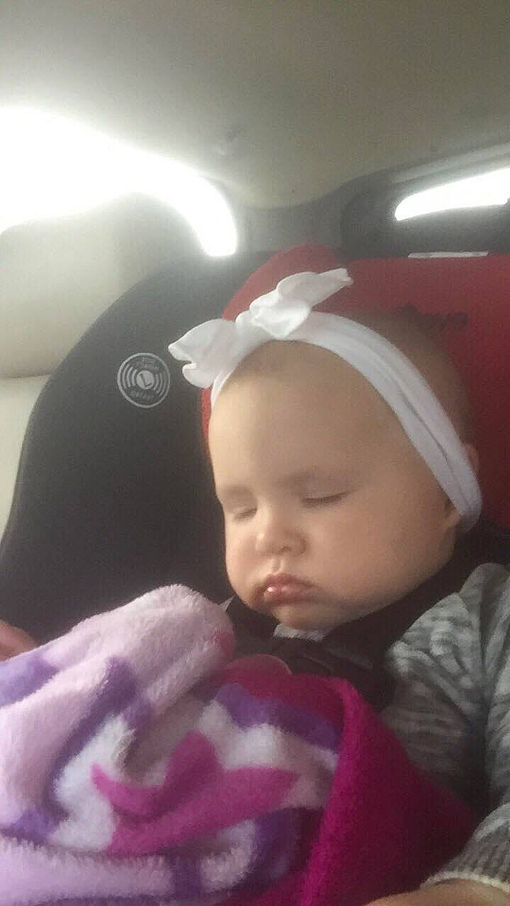 Krystal joined the competition — help win amazing prizes! cap, cheek, child, day, ear, girl, hair_accessory, headgear, infant, lip, mouth, nose, person, pink, product, skin, textile, toddler