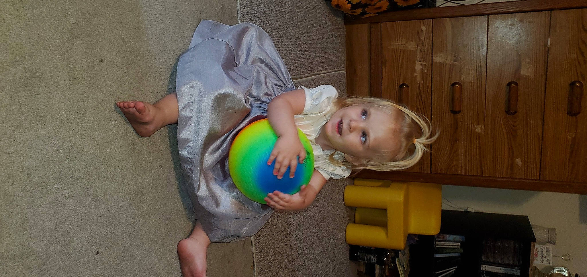 Anna joined the competition — help win amazing prizes! baby, baby_products, cabinetry, child, eye, fun, hand, hardwood, head, human_leg, leisure, party_supply, people, person, play, t_shirt, toddler, toy, tree, varnish