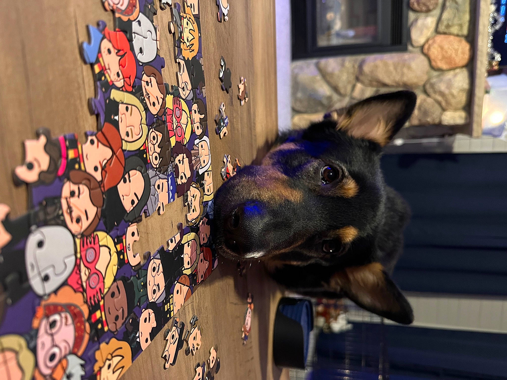 River joined the competition — help win amazing prizes! art, canidae, carmine, carnivore, collar, dog, dog_breed, dog_collar, electric_blue, fashion_accessory, fawn, fun, fur, guard_dog, picture_frame, snout, sporting_group, visual_arts, whiskers, working_animal