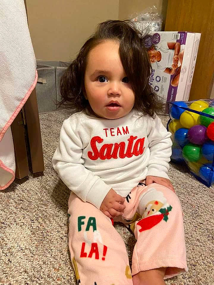 Kehlani is registered to the contest to win money with this photo: baby, baby_playing_with_toys, baby_toddler_clothing, ball_pit, cheek, child, face, facial_expression, fun, hair, happy, head, human_leg, person, product, skin, sleeve, standing, thigh, toddler