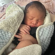 Joriel joined the competition — help win amazing prizes! newborn, baby, sleeping, blanket, hand, bed, soft, cozy, infant, face, peaceful, skin, comfort, indoors, rest, cute, toddler, wrapped, nap, child