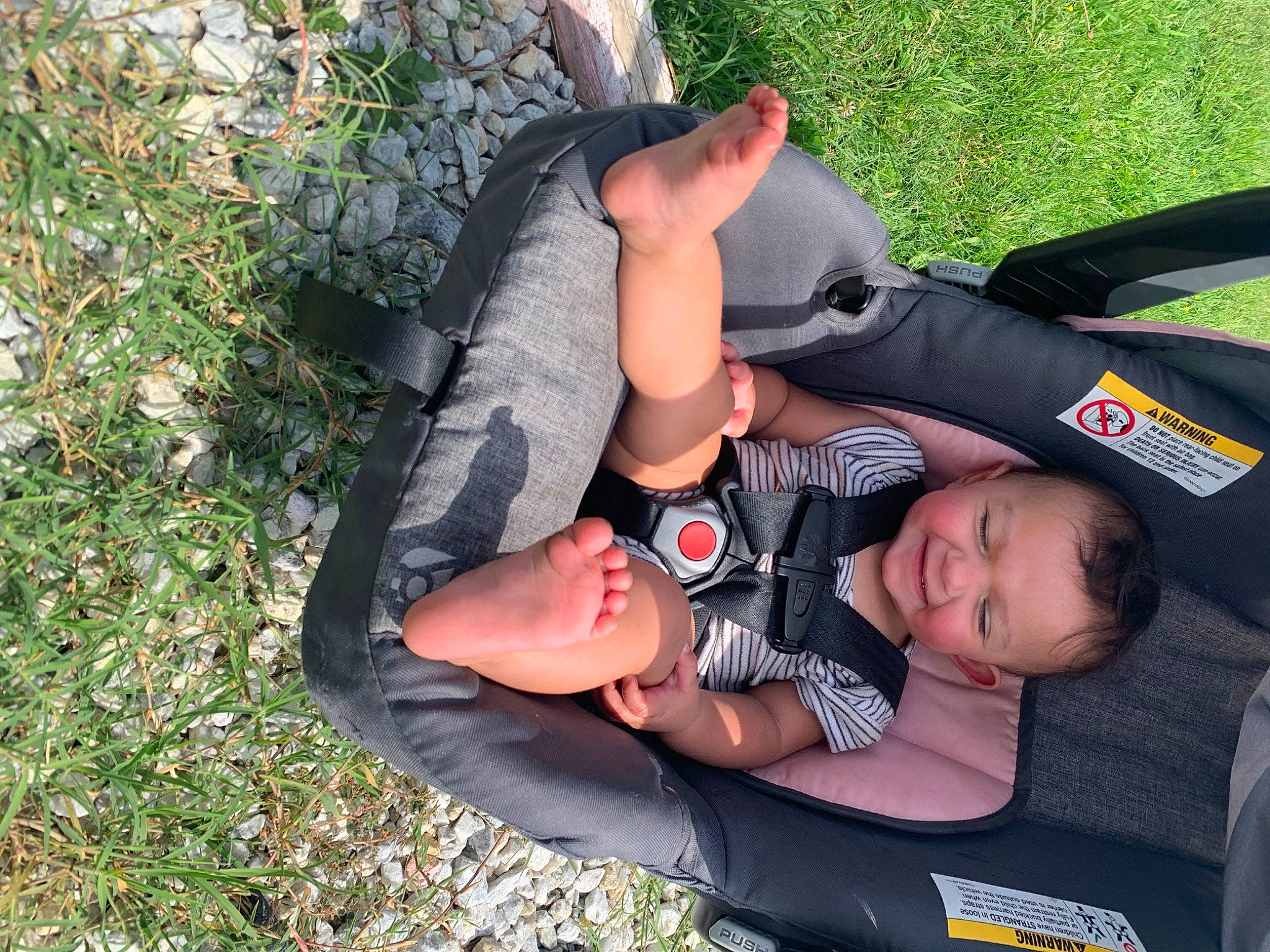 Journii joined the competition — help win amazing prizes! baby, baby_products, baby_toddler_clothing, comfort, grass, joy, lap, lawn, leisure, people_in_nature, person, plant, recreation, sitting, toddler, tree