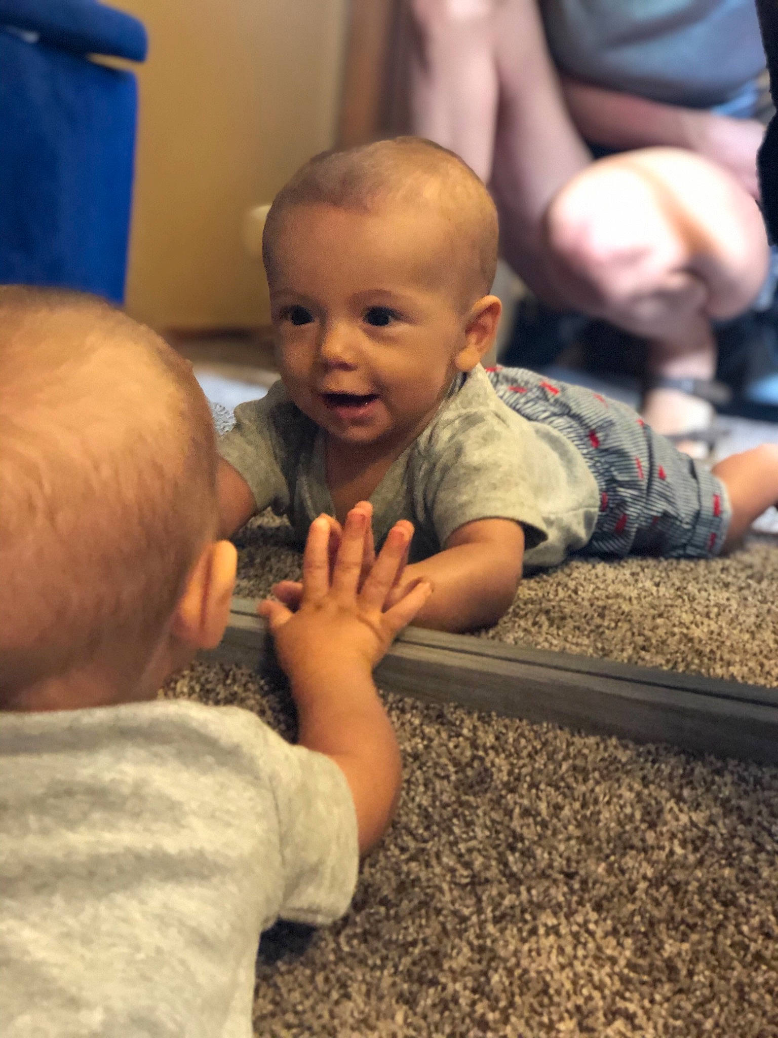 Bennington joined the competition — help win amazing prizes! baby, cheek, child, finger, hand, head, person, play, skin, thumb, toddler