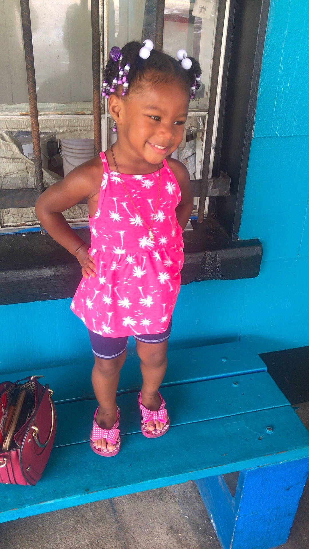 Cherish joined the competition — help win amazing prizes! child, fun, joy, person, pink, play, skin, smile, toddler, vacation