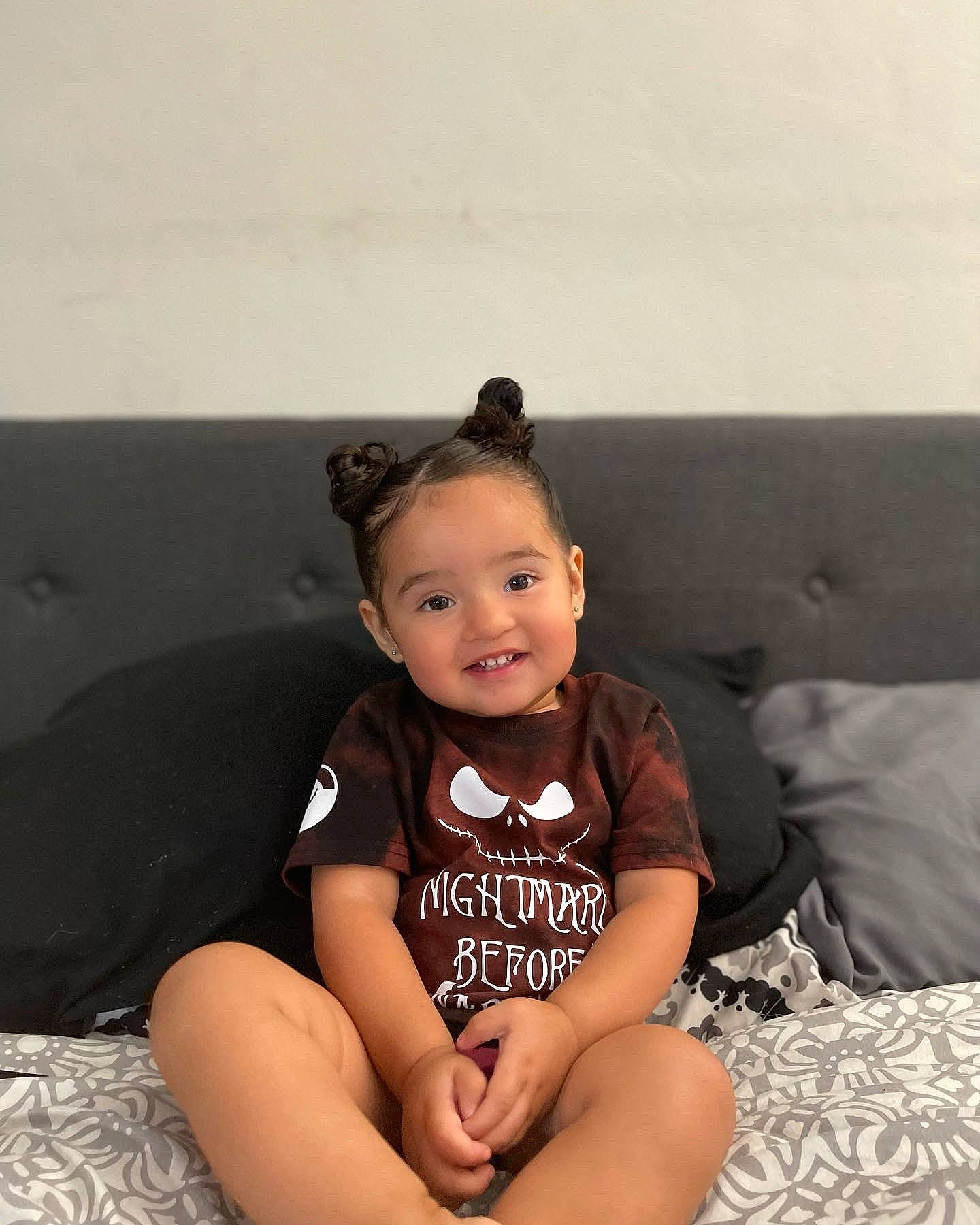 Ariah joined the competition — help win amazing prizes! arm, comfort, couch, elbow, finger, flash_photography, floor, flooring, fun, happy, human_leg, joint, joy, knee, leg, person, sitting, sleeve, smile, t_shirt
