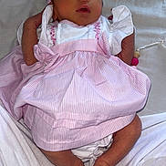 Mabel Mae is registered to the contest to win money with this photo: architecture, baby, bed, blanket, bodypart, bonnet, building, cap, clothing, face, finger, furniture, hand, hat, head, hospital, newborn, person, photography, portrait