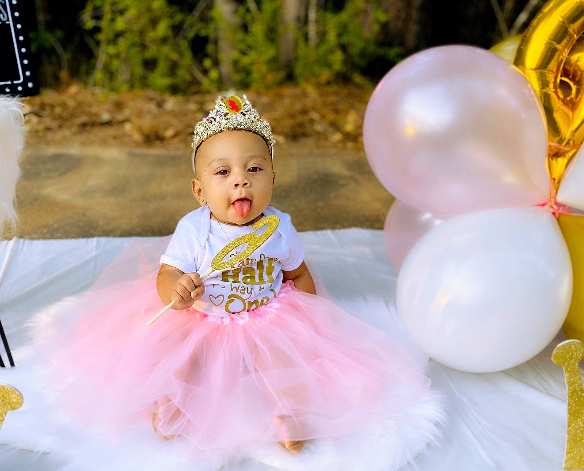 Tyla joined the competition — help win amazing prizes! baby, baby_products, baby_toddler_clothing, ballet_tutu, child, costume, dress, hair_accessory, headpiece, outerwear, person, pink, product, toddler