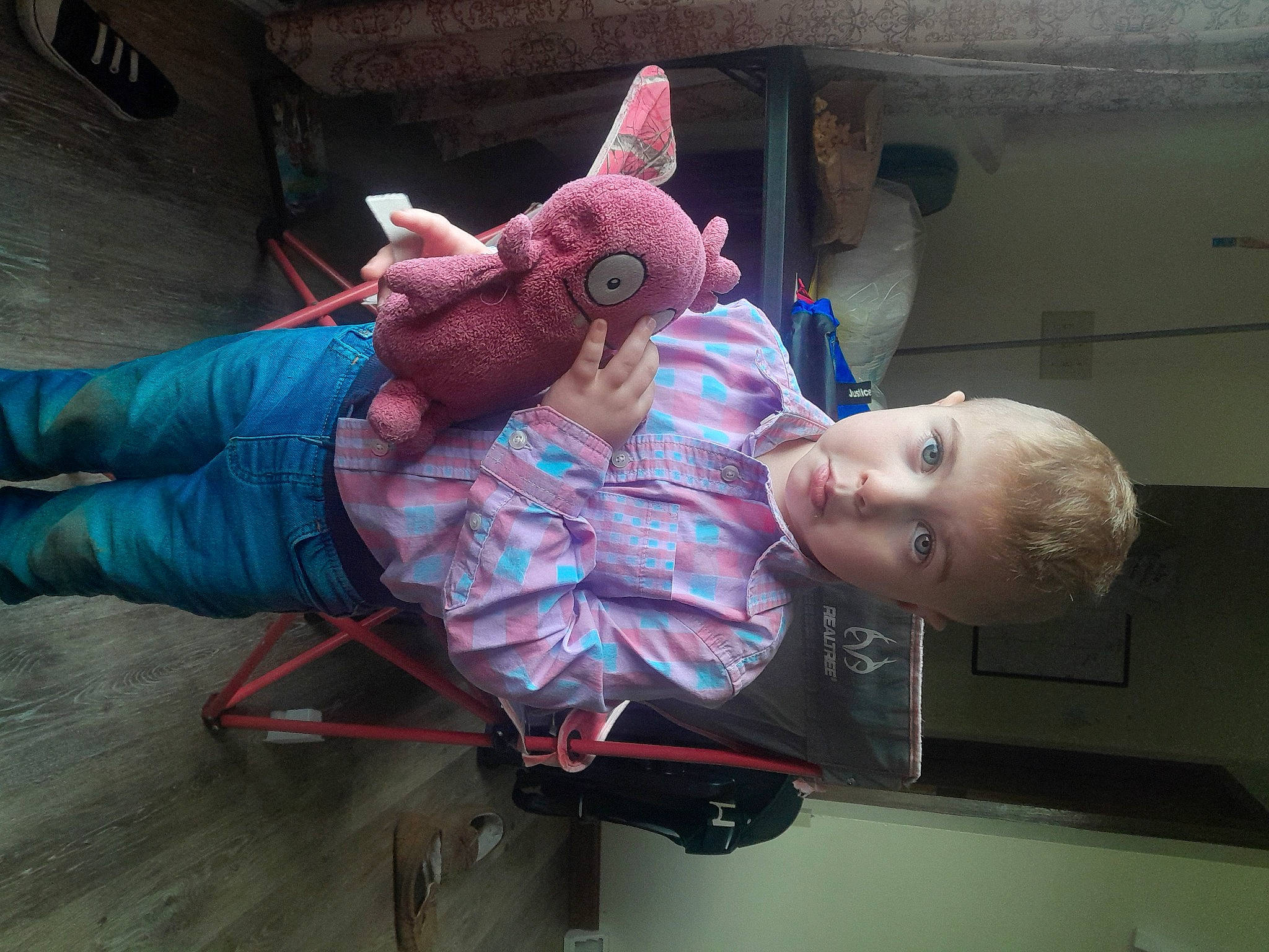 Grayson joined the competition — help win amazing prizes! child, costume, flesh, fun, magenta, pattern, person, pink, room, thread, toddler