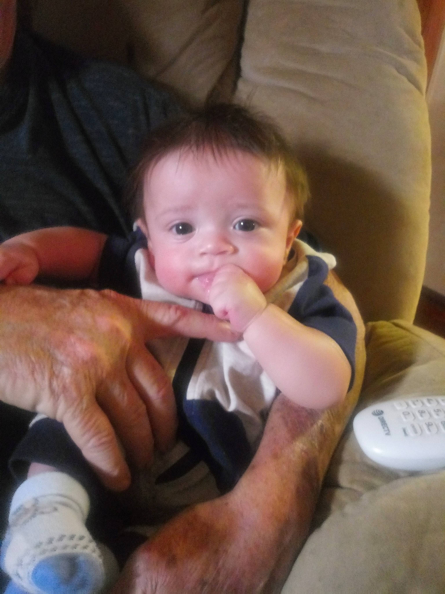 Braylon is registered to the contest to win money with this photo: baby, baby_products, cheek, child, finger, hand, mouth, nail, nose, person, product, skin, thumb, toddler