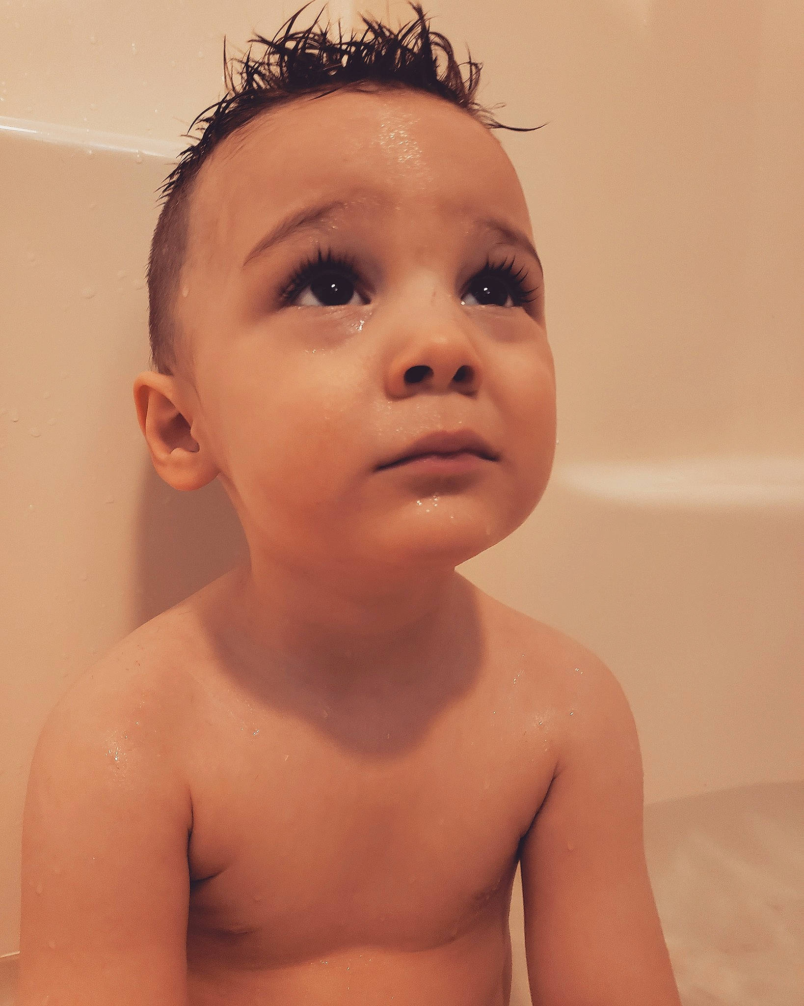 Parker joined the competition — help win amazing prizes! baby, bathing, cheek, child, chin, close_up, eye, eyebrow, eyelash, face, forehead, hair_accessory, head, headpiece, lip, muscle, neck, nose, person, skin