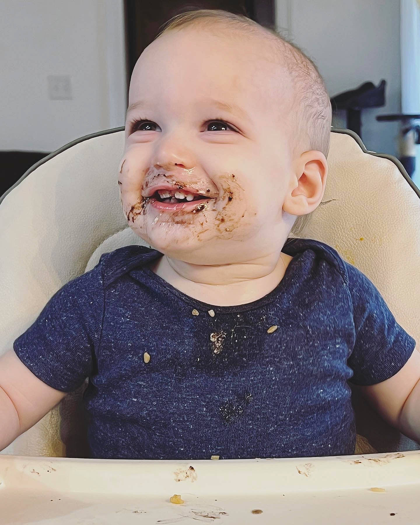 Thomas joined the competition — help win amazing prizes! baby, baby_playing_with_food, baby_toddler_clothing, cheek, child, eating, eyelash, facial_expression, food_craving, happy, iris, joy, lamp, mouth, neck, nose, person, skin, sleeve, smile
